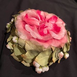 Vintage Montaldo’s 1950’s Floral Hat